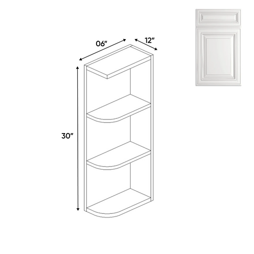 RTA - Wall Open Shelf Cabinets - 30