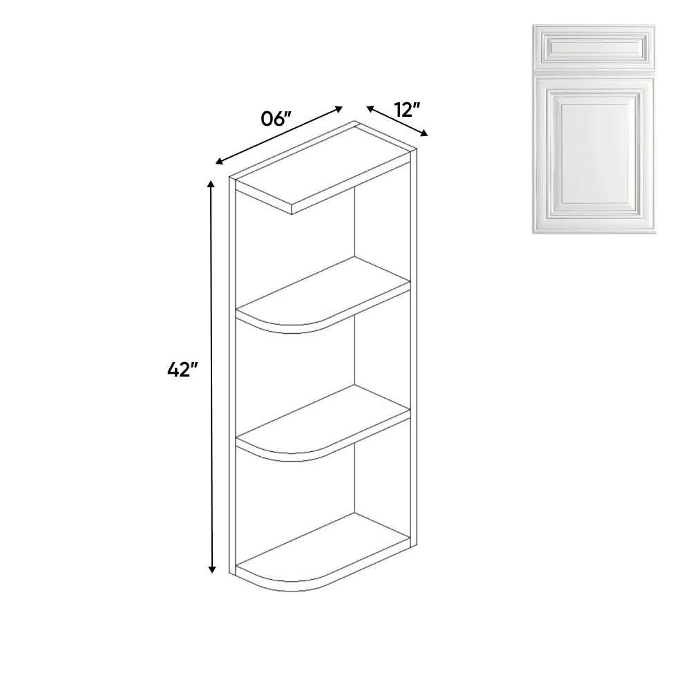 RTA - Wall Open Shelf Cabinets - 42