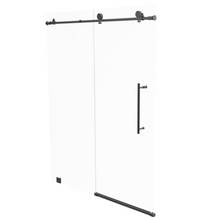 Load image into Gallery viewer, 60&quot; x 76&quot; Frameless Shower Door - Acrylic Shower Pan with Linear Drain - Shower Kit with 5pc Shower Wall System