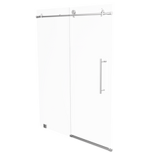 Load image into Gallery viewer, 60&quot; x 76&quot; Frameless Shower Door - Acrylic Shower Pan with Linear Drain - Shower Kit with 5pc Shower Wall System