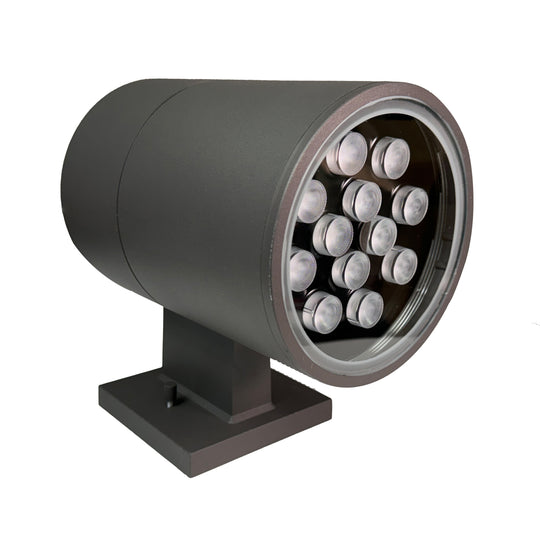 LED Outdoor Up or Down Lights Single Side With Remote, RGBW, Cylinder, 36W, AC100-277V, IP65, ETL CE RoSH Approval, Outdoor Wall Lights