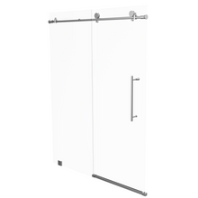 Load image into Gallery viewer, 60&quot; x 76&quot; Frameless Shower Door - Acrylic Shower Pan with Linear Drain - Shower Kit with 5pc Shower Wall System