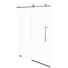 Load image into Gallery viewer, 60&quot; x 76&quot; Frameless Shower Door - Acrylic Shower Pan with Drain - Shower Kit with 5pc Shower Wall System