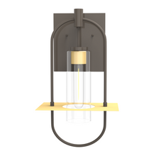 Load image into Gallery viewer, Smyth Indoor Wall Sconce, E26 Socket 1X60W, Clear Glass, Bronze,  22 1/4&quot; H x 12 1/2&quot; W, Extends 7 1/2&quot; from the wall