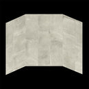 Load image into Gallery viewer, 60&quot; x 76&quot; Frameless Shower Door - Acrylic Shower Pan with Drain - Shower Kit with 5pc Shower Wall System
