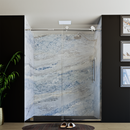 Load image into Gallery viewer, 60&quot; X 76&quot; Armani Grey Alcove Shower Wall Kit - Shower Door / Wall System / Solid Surface Shower Base Tray with Covered Drain