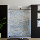 Load image into Gallery viewer, 60&quot; X 76&quot; Armani Grey Alcove Shower Wall Kit - Shower Door / Wall System / Solid Surface Shower Base Tray with Covered Drain