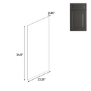 Load image into Gallery viewer, RTA - Belmont Grey - Side Finished Skins - 24&quot;W x 34.5&quot;H x 0.25&quot;D