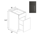 Load image into Gallery viewer, RTA Waste Basket - Base Cabinets - 18&quot;W x 34.5&quot;H x 24&quot;D - BG