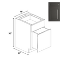 Load image into Gallery viewer, RTA Kitchen - Drawer Base Cabinets - 18&quot;W x 30&quot;H x 21&quot;D - BG