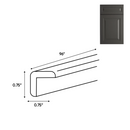 Load image into Gallery viewer, RTA - Belmont Grey - Trims - 96&quot;W x 0.75&quot;H x 0.75&quot;D - BG-OCL