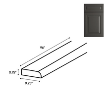 Load image into Gallery viewer, RTA - Belmont Grey - Trims - 96&quot;W x 0.75&quot;H x 0.25&quot;D
