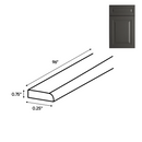 Load image into Gallery viewer, RTA - Belmont Grey - Trims - 96&quot;W x 0.75&quot;H x 0.25&quot;D