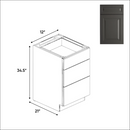 Load image into Gallery viewer, RTA Kitchen - Vanity Drawer Base Cabinets - BG - BG-VDB12