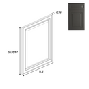 Load image into Gallery viewer, RTA - Decorative End Panel Doors - 30&quot;H x 12&quot;W - BG