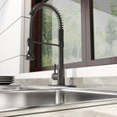 Load image into Gallery viewer, Single Handle Pull-down Sprayer Kitchen Faucet With Dual Mode Switch in Stainless Steel