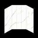 Load image into Gallery viewer, Ivanees 60&quot;W x 32&quot;D x 84&quot;H - Carrara White Matte Shower Wall System (5-Piece)