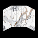 Load image into Gallery viewer, Ivanees 60&quot;W x 32&quot;D x 84&quot;H - Oro Polished Shower Wall System (5-Piece)