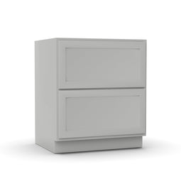 RTA - Liberty Shaker Ashen - Double Drawer Base Cabinets - 30