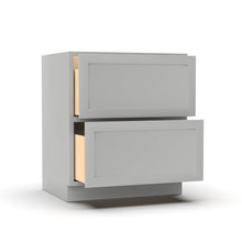 Load image into Gallery viewer, RTA - Liberty Shaker Ashen - Double Drawer Base Cabinets - 30&quot;W x 34.5&quot;H x 24&quot;D