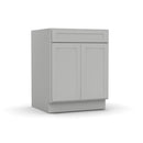 Load image into Gallery viewer, RTA - Liberty Shaker Ashen - Double Door Cabinets - 27&quot;W x 34.5&quot;H x 24&quot;D