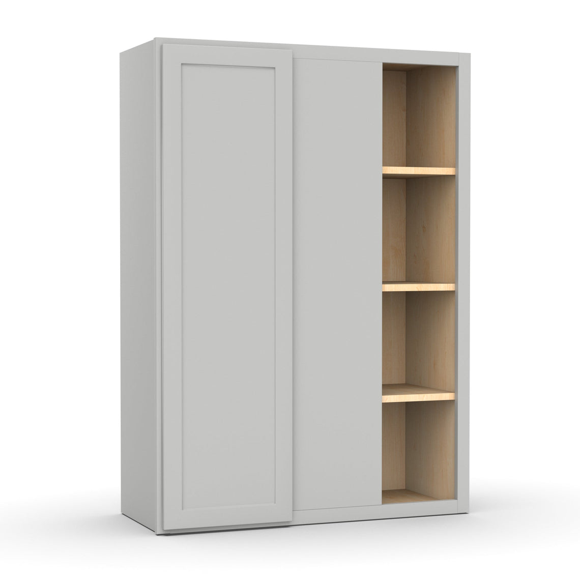 RTA - Liberty Shaker Ashen - Wall Blind Corner Cabinets - 30