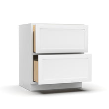 Load image into Gallery viewer, White Shaker - Base Cabinet - RTA - 30&quot;W x 34.5&quot;H x 24&quot;D