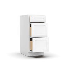 Load image into Gallery viewer, White Shaker - Base Cabinet - RTA - 15&quot;W x 34.5&quot;H x 24&quot;D