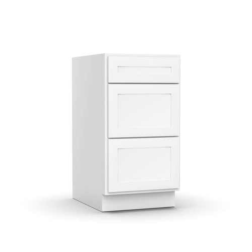 White Shaker - Base Cabinet - RTA - 18