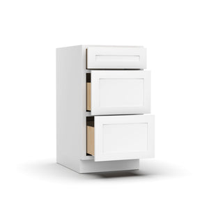 White Shaker - Base Cabinet - RTA - 18"W x 34.5"H x 24"D