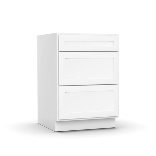 White Shaker - Base Cabinet - RTA - 24