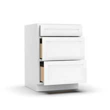 Load image into Gallery viewer, White Shaker - Base Cabinet - RTA - 24&quot;W x 34.5&quot;H x 24&quot;D