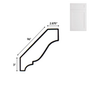 Load image into Gallery viewer, RTA - White Shaker - Standard Crown Molding - 2.875&quot;W x 3&quot;H x 96&quot;D