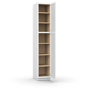 RTA - White - Tall Pantry Cabinet - 18"W x 96"H x 24"D