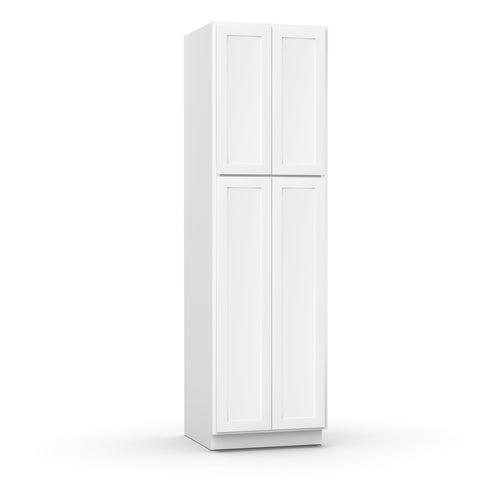 RTA White - Tall - Pantry Cabinets - 84