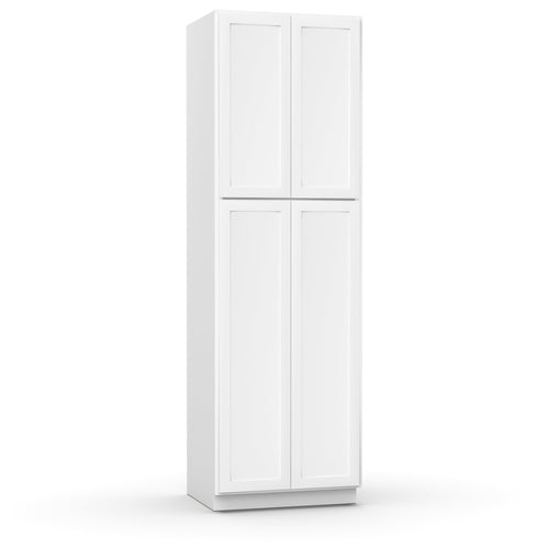 RTA White - Tall - Pantry Cabinets - 96