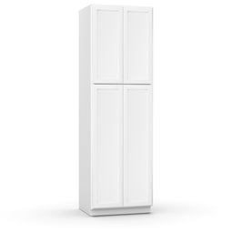 RTA White - Tall - Pantry Cabinets - 96