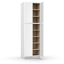 Load image into Gallery viewer, RTA White - Tall - Pantry Cabinets - 96&quot;H x 30&quot;W x 24&quot;D