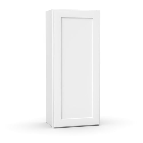 RTA - White Single - Door Wall Cabinet - 18