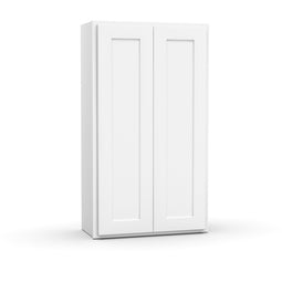 RTA - White - Double Door Wall Cabinet - 24