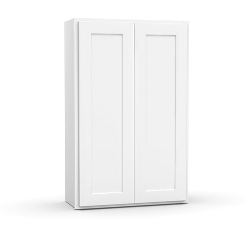 RTA - White - Double Door Wall Cabinet - 27