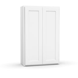 RTA - White - Double Door Wall Cabinet - 27