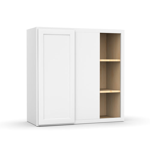 RTA - White Blind - Wall Corner Cabinets - 30