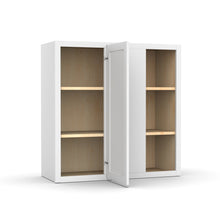 Load image into Gallery viewer, RTA - White Blind - Wall Corner Cabinets - 30&quot;H x 30&quot;W x 24&quot;D