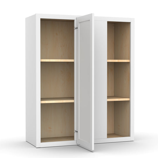RTA - White Blind - Wall Corner Cabinets - 36"H x 30"W x 24"D