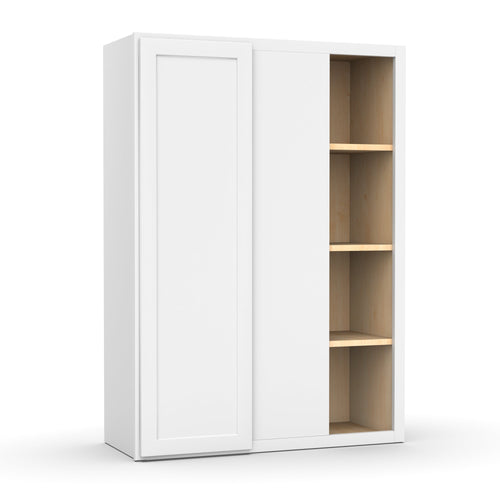 RTA - White Blind - Wall Corner Cabinets - 42