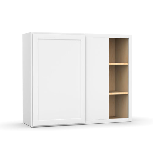 RTA - White Blind - Wall Corner Cabinets - 30