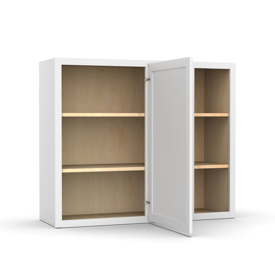 RTA - White Blind - Wall Corner Cabinets - 30"H x 36"W x 24"D