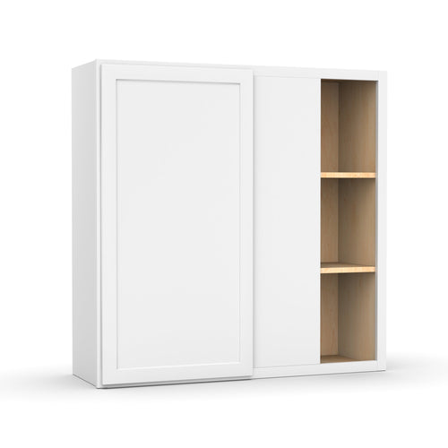RTA - White Blind - Wall Corner Cabinets - 36