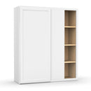 Load image into Gallery viewer, RTA - White Blind - Wall Corner Cabinets - 42&quot;H x 36&quot;W x 24&quot;D